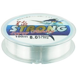 100 Meters Fishing Line,Fishing Wire,Clear Nylon Wire,0.5 Mm Monofilament Clear Nylon Fishing Line Strong Tension Wire Fishing Line