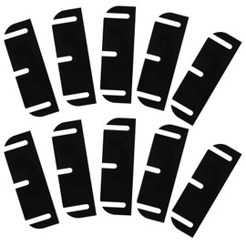 10pcs Door Hinge Shims, 3.5in/8.85cm Hinge Shims 0.050in/0.13cm Thickness Adjustable Spacer for Doors Filling Gaps Align Prevents Air Leakage (Can Be Trimmed to 0.035in/0.09cm Thickness)