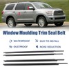 4Pcs Weatherstrip,Window Moulding Trim Seal Belt Compatible with Toyota Sequoia