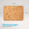 Tuuters Cork Place Mats Set of 4 Natural (40 x
