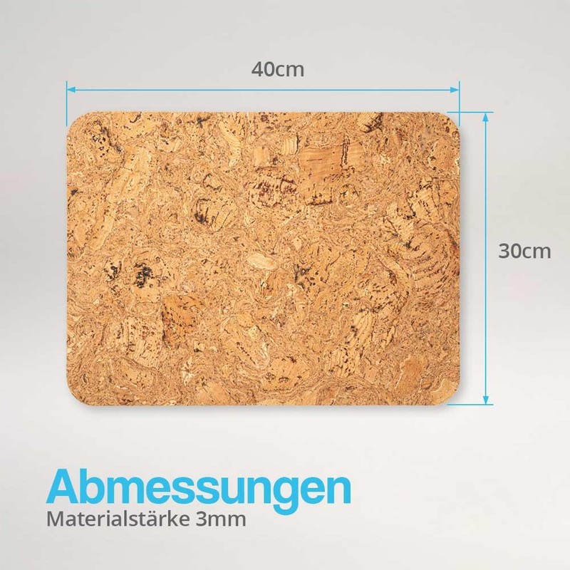 Tuuters Cork Place Mats Set of 4 Natural (40 x