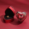 PEPOYO AI Ring Box Wedding Heart Shape