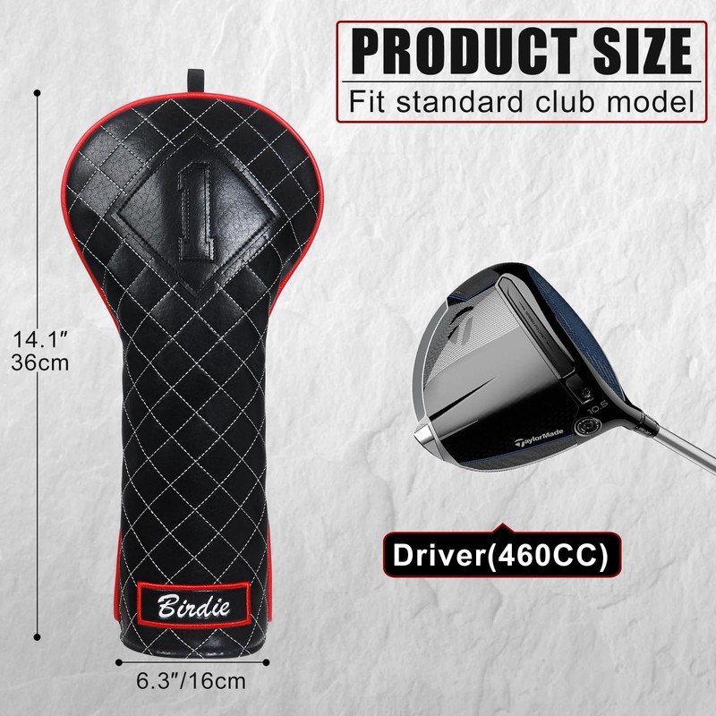 Golf Club Head covers for Driver 460CC DR #1 Elastic