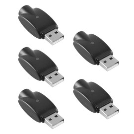 Gorise 5 Stück 510-Gewinde-USB-Smart-Ladegerät mit Überladeschutz, LED-Anzeige, geeignet für Laptop, Autoladegerät, Taschenlampe, Lötkolben, Eingabestift