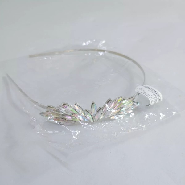RSVP Silver Toned With AB Rhinestones Size NS Headband