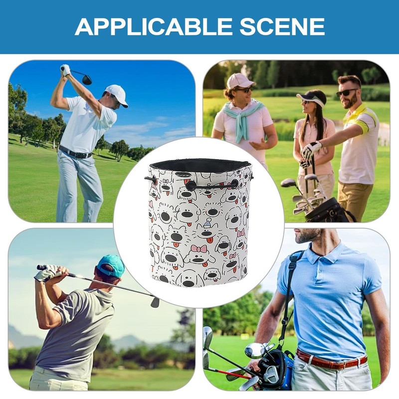 Golf Valuables Pouch | Store 12-18 Balls Valuables Organizer Tee