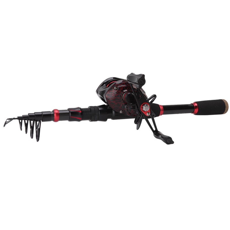 Fishing Rod and Reel Combos Carbon Fiber Telescopic Fishing Pole