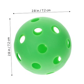 Kisangel 10pcs Funny Hole Ball Toy Soft Indoor Outdoor Practice Balls for Boys and Girls Engaging Hitting Activity for Batting Practice and Playtime Fun