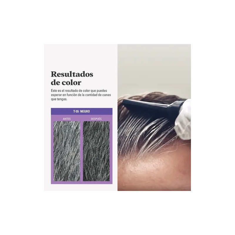 Tinte de Cabello Just for Men Control Gradual Negro 40g