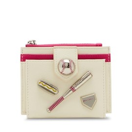 Betsey Johnson Women's Hit Me Up Bifold Wallet, White, One Size