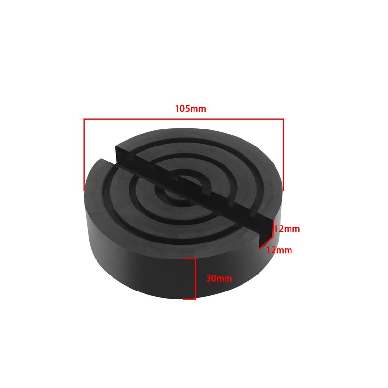 LT Easiyl 2Pcs 105X30mm Rubber Pad For Car Jack Fits