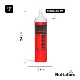 Hultafors Chalk White 360 g I For Indoor Use I Can Be Painted Over I Creates Precise & Durable Lines I Intense Colour Thanks to High Percentage of Colour Pigments I 652233