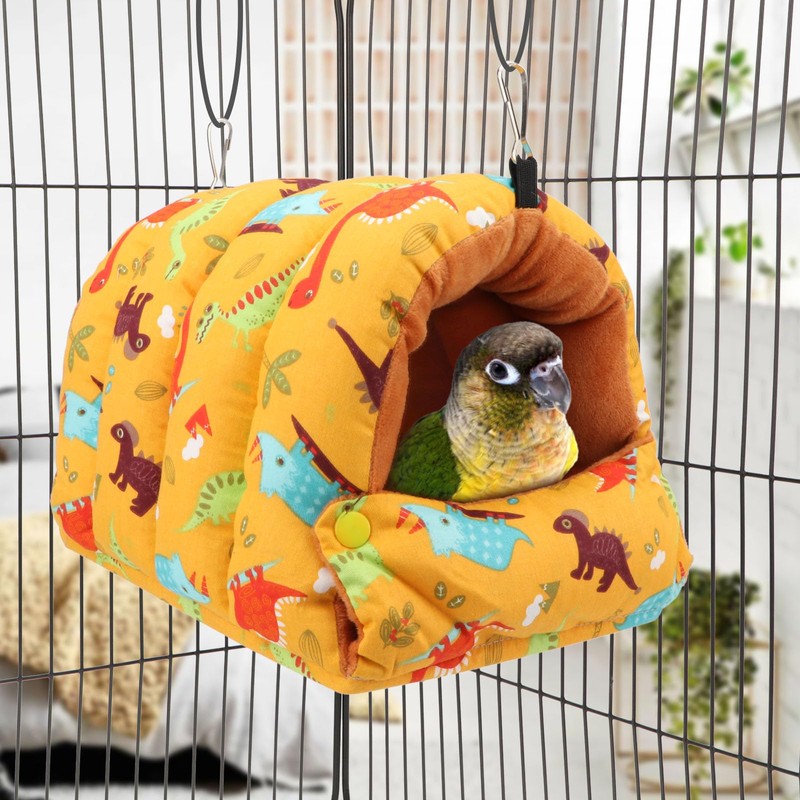 Wontee Bird Nest House Winter Warm Snuggle Hut Bird Bed
