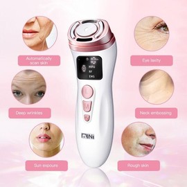 HIFU 미니 HIFU 초음파 기계 EMS 마이크로 전류 얼굴 퍼밍 스킨 케어 주름 방지 [04 With-box-EU] Mini HIFU Ultrasound Machine EMS Microcurrent Face Firming Skin Care Anti-Wrinkle [04 With-box-EU]