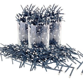 2" White TIP/Black Stick Safety Matches | 100 Count | Color Decorative Wooden Match (2 inches) | Refill for Matchstick Jars, Candle Display, Holders & Bottles | Striker Included