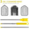 Lalafancy Baseboard Cleaner Tool with Long Handle 3 Reusable Cleaning
