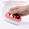 4 Piece Nail Brushes, Handle Cleaning Brush, Cleaning Scrubber, Multifunctional
