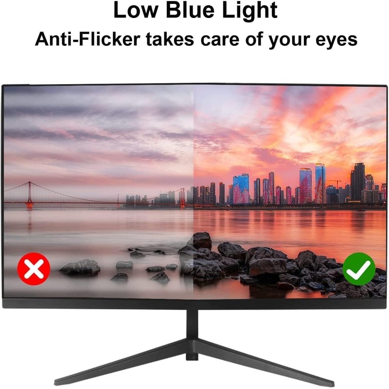 Real HD Security Camera Monitor Screen, 22 Inch 1080P Thin