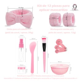 Mascarilla Bowl Preparación Facial Brochas