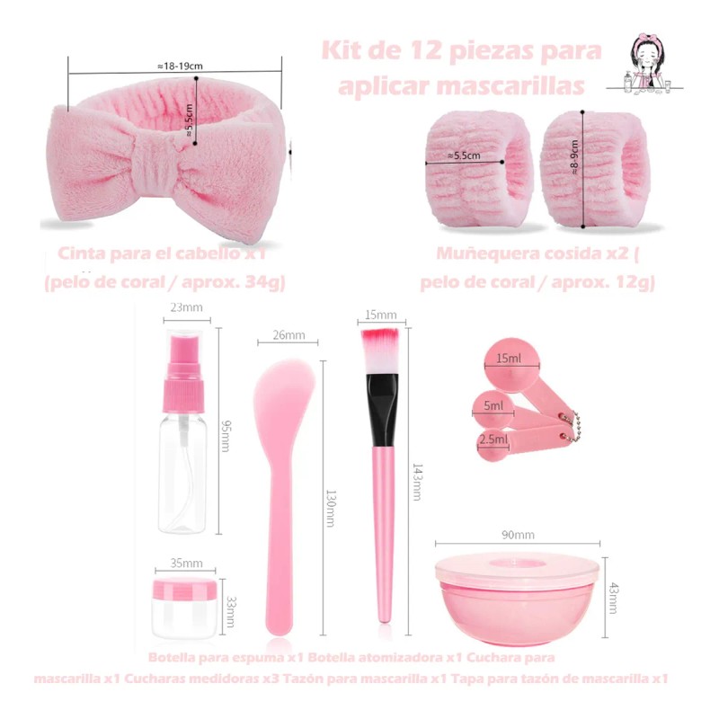 Mascarilla Bowl Preparación Facial Brochas