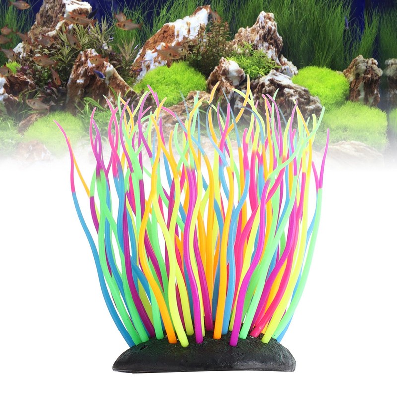 Artificial Sea Anemone Coral Soft Silicone Simulation Luminous Sea Anemone