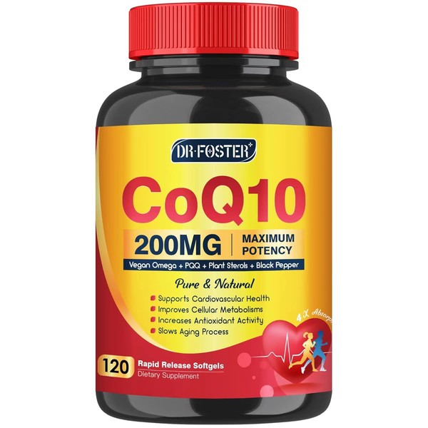 DRFOSTER Cpsulas Blandas Coq10 De 200 Mg Con Vitamina E
