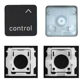 MACSEEJI Replacement Individual Key Cap with Hinge for (M1 M2 M3 M4) MacBook Pro A2141 A2251 A2289 A2338 A2442 A2485 A2779 MacBook Air A2179 A2337 A2681 2021-2024 (Control Key)