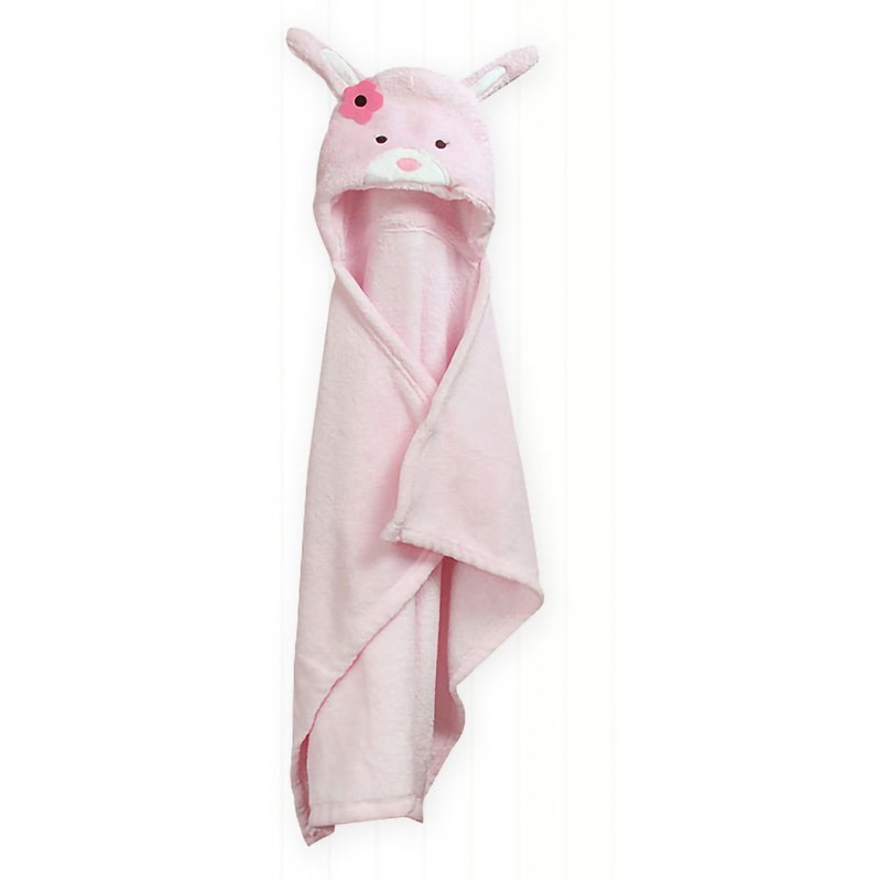 Kids Hooded Blanket Wearable Blanket Soft Cozy Coral Velvet Animal