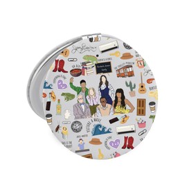 Lywjyb Birdgot Comedy TV Show Inspired Mirror TV Series Fans Gift (Place Mirr)