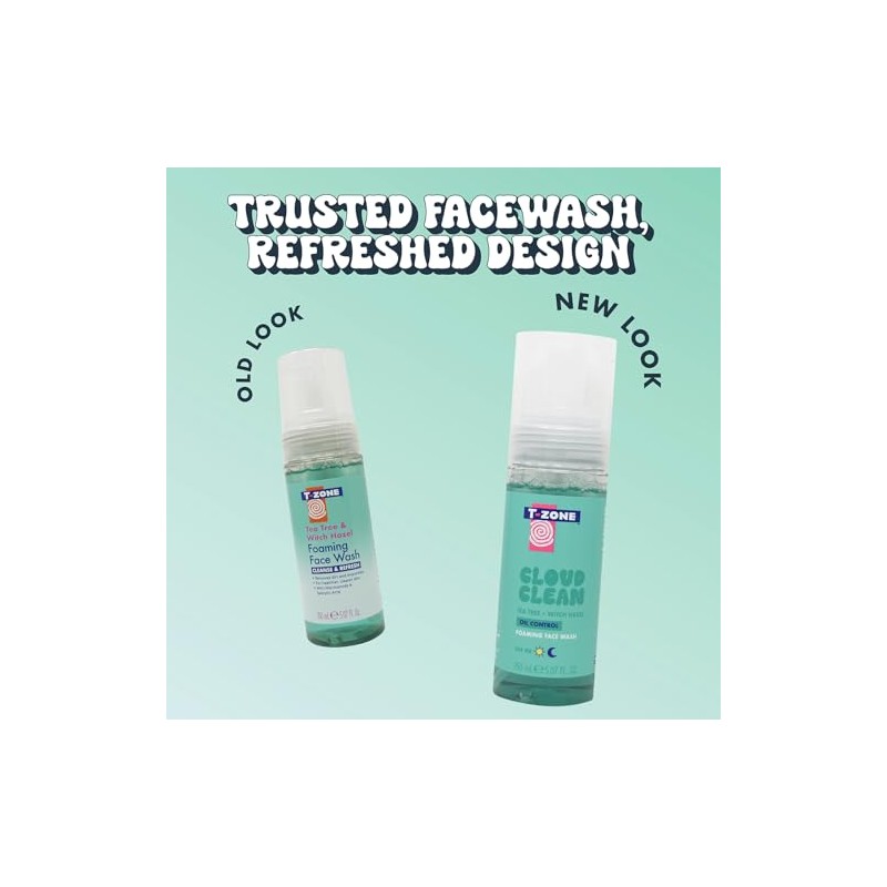 T-Zone Cleanse & Refresh Tea Tree & Witch Hazel Foaming