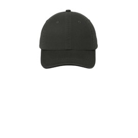Port Authority Sandwich Bill Cap with Striped Closure Charcoal/Black
