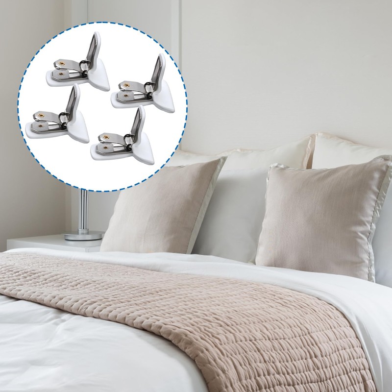 NQEUEPN 12pcs Duvet Clips for Comforter Inside, Strong Hold Blanket
