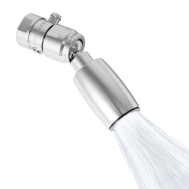 High Sierra® - CLASSIC™ Solid Metal 1.5 GPM Award Winning. Ultra Low Flow Shower Head with Trickle Valve. Lead-Free. Patented Nozzle Never Clogs - Polished Chrome Finish