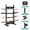 lukar Kylin 8 Tier Sword Rack Floor Standing, Multilayer Katana