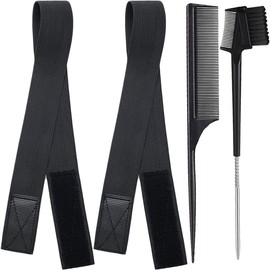 XConstellation 2 Pcs Elastic Bands For Wig Edges Lace Frontal Melt Melting Wigs Adjustable Magic Buckle Wrap To Lay Scarf Keeping Grip No Slip