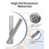 2.5" Carbide Paint Scraper Blades, Double-Edged Reversible Replacement Tungsten Steel