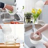 PAMISO Plastic Water Scoop for Bath, 1.5 Liter Shower Ladle