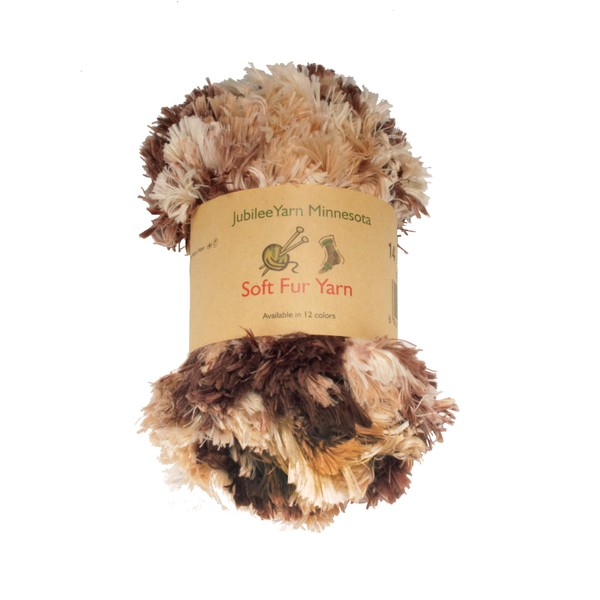 JubileeYarn Soft Fur Yarn - Polyester Bulky Weight - 100g/Skein