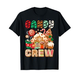 Funny Christmas Candy Crew Security Candyland Donut Pajama T-Shirt