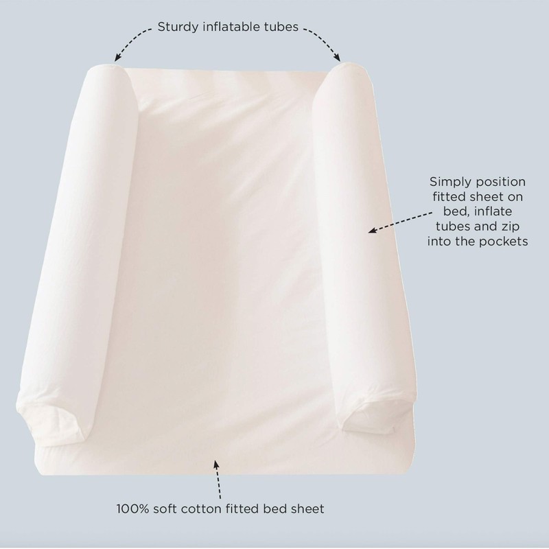Hippychick Fitted Spare Sheet For Dream Tubes Cot Bed, Includes