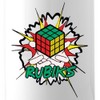 Spreadshirt Magic Rubik's Cube Explosion Insulated Water Bottle, 500 ml,