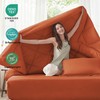 Anluoer Queen Comforter Set，Burnt Orange Bed in a Bag 7