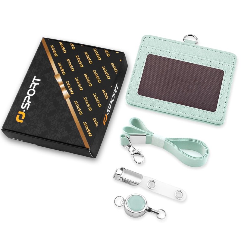 ID Card Holder - Horizontal & Vertical ID Card Case,