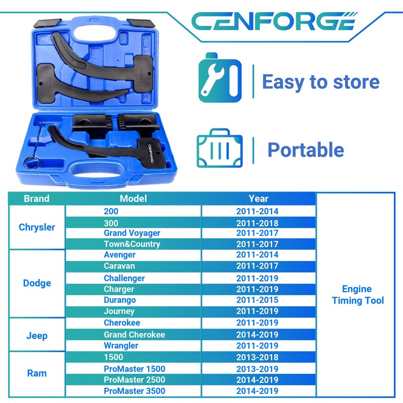 CENFORGE 3.6 Pentastar Timing Tool Kit, 3.6L Camshaft Phaser Timing