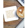 Too Early to Drink Wine Funny Coaster