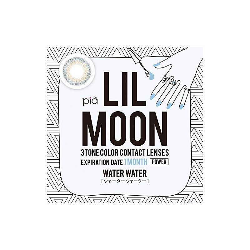 リルムーン ワンマンス (LILMOON 1MONTH) LILMOON 1MONTH ウォーターウォーター (度あり) -3.75 ウォーターウォーター