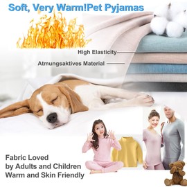 HuaLiSiJi Dog Pyjamas Cotton Pyjamas for Dogs, Elastic and Take off Suitable for Small and Medium Dogs (X-Large, Red)