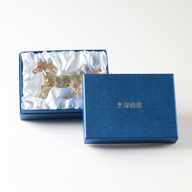 Crystal Horse Realistic Animal Art Figure Collection Table Decoration Statue