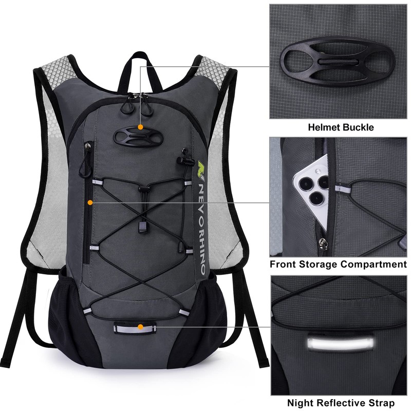 Lightweight Hydration Backpack, Running Backpack with 2L Water Bladder, Hydro
