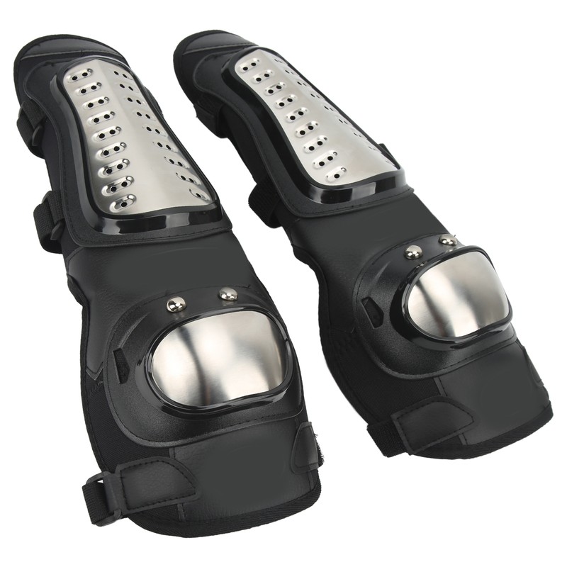 1 Pair Motorcycle Knee Pads Drop Resistance Rubber Cycling Protective